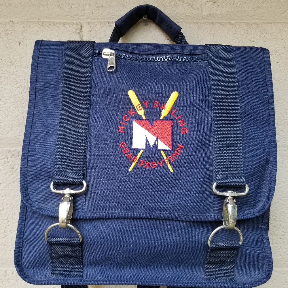 Walt Disney Mickey Mouse Sailing Gear Laptop Book Bag Shoulder Strap